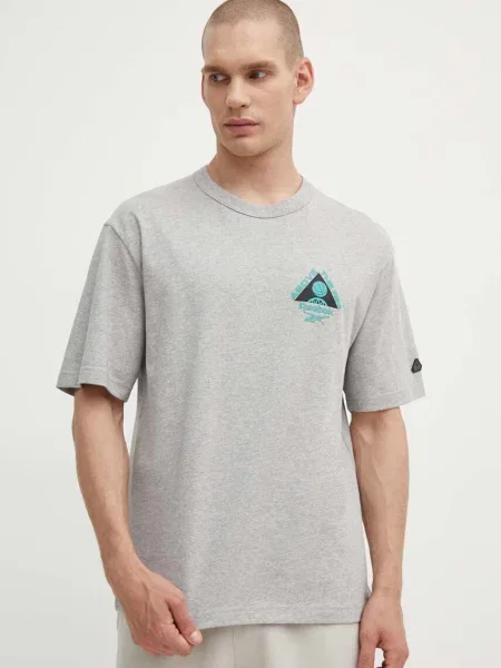 Тениска Reebok Classic Basketball с принт сиво