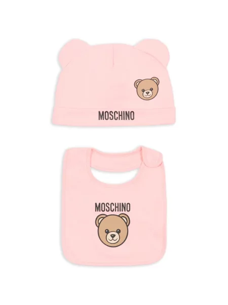 Czapka dziecięca Moschino różowa