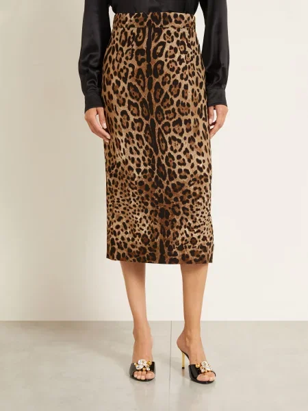 Dolce & Gabbana Spódnica braun czarna