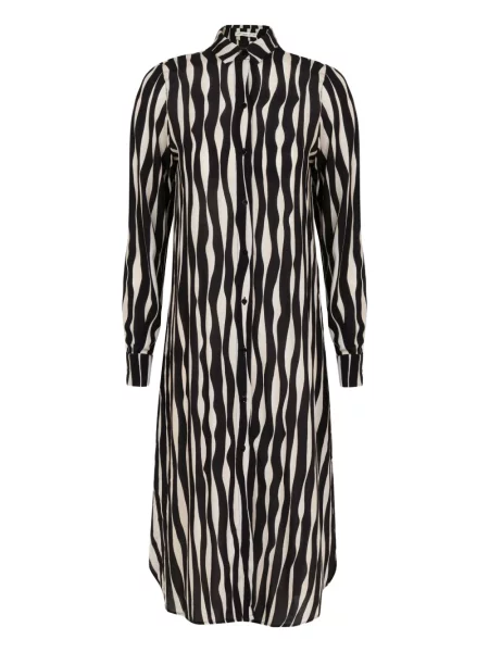 Sukienka koszulowa Lenny Niemeyer z nadrukiem czarna