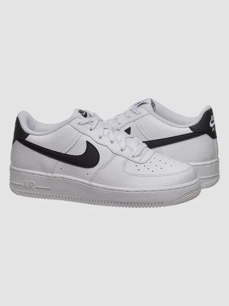 Кожаные кроссовки Nike Air Force 1 белые