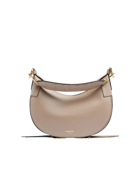 Lancel Geantă de umăr Lancel Sac Bandoulière Hobo S Origami Galet Femme' gri