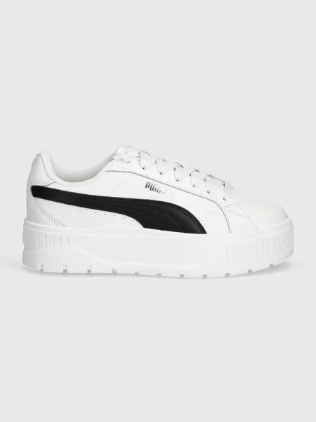 Skórzane sneakersy Karmen II białe