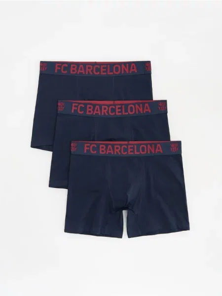Reserved Boxeri FC Barcelona set de 3 bleumarin