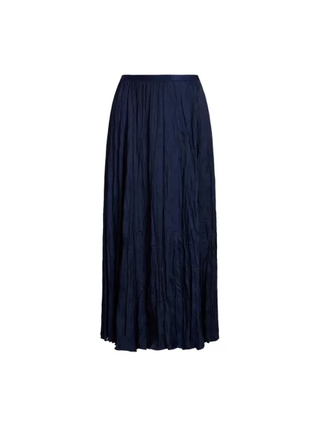 Spódnica midi Polo Ralph Lauren casual niebieska