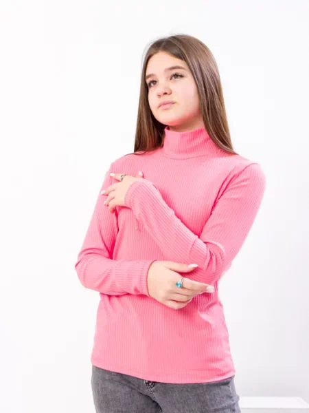 Дитячий Гольф Носи своє віскоза/поліестер рожевий