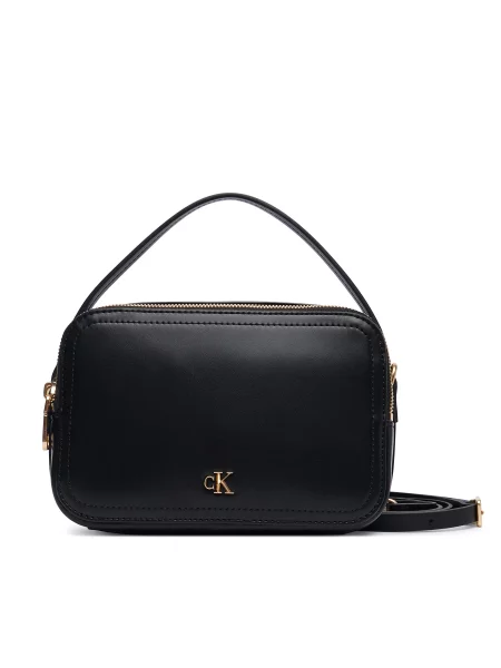 Calvin Klein Дамска чанта Ck Hardware Camera Bag черен