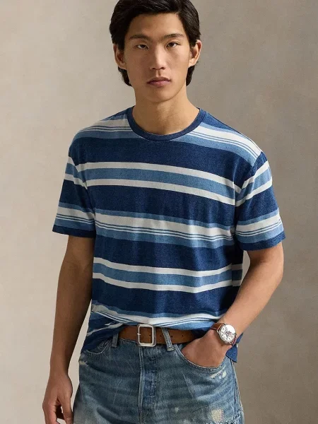 Kratka majica Polo Ralph Lauren modra