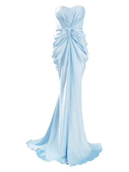 Rochie maxi Ana Radu de costum albastru