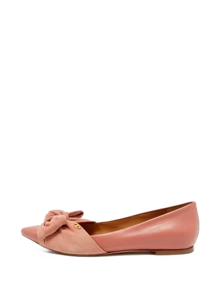 Balerini Tory Burch cu funde roz