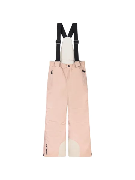 Dětské lyžařské kalhoty Moncler Grenoble růžové