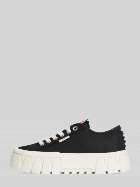 Tommy Jeans TJ PLATFORM SNEAKER ZEBRA sneakersy czarne