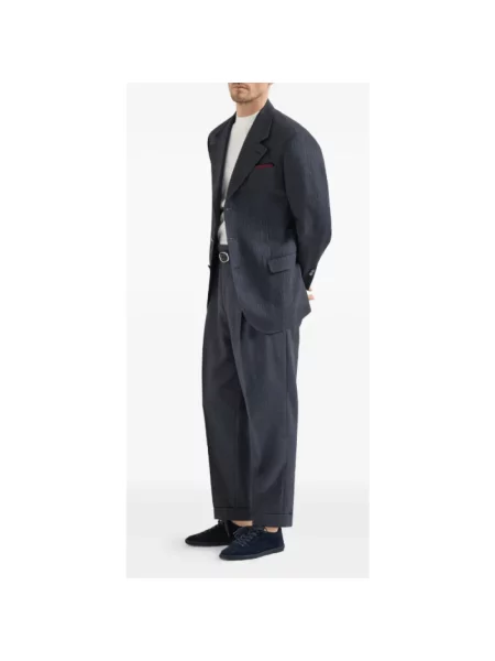 Lekkie sneakersy Brunello Cucinelli zamszowe czarne