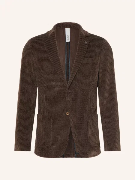 Distretto 12 Oblekové Sako Torino Extra Slim Fit Z Manšestru moro