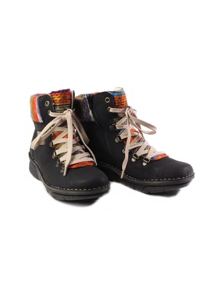 Botine Rieker negru