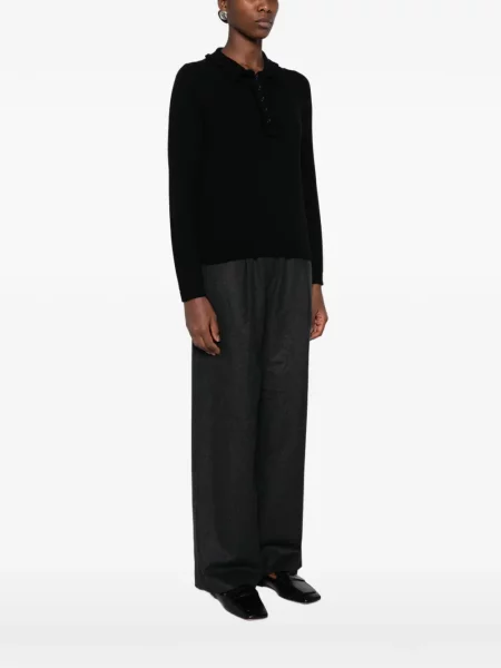 Gulerat tricou polo Allude negru