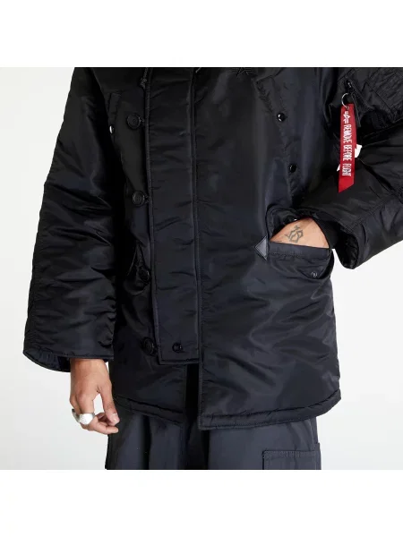 Яке Alpha Industries 03 със зимна изолация черно