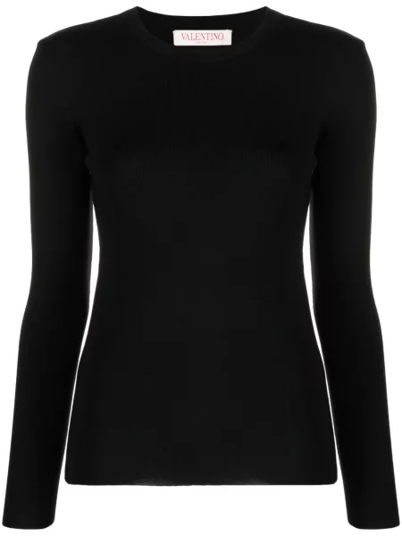 Top Valentino tricotate negru
