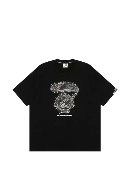 Tricou Aape By A Bathing Ape cu imagine negru