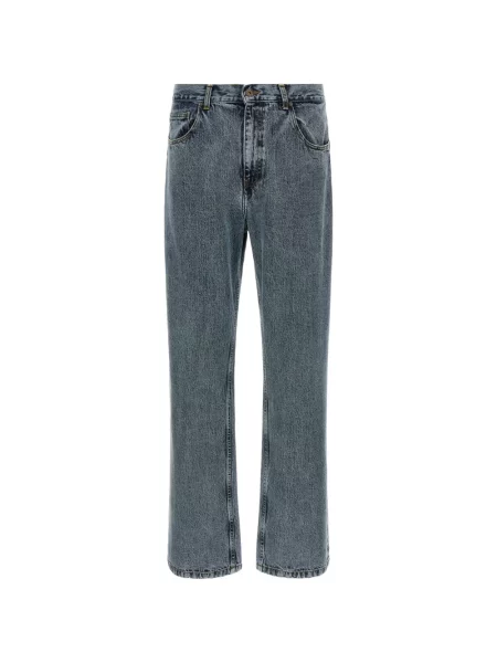 Blugi Second/layer cu strasuri albastru