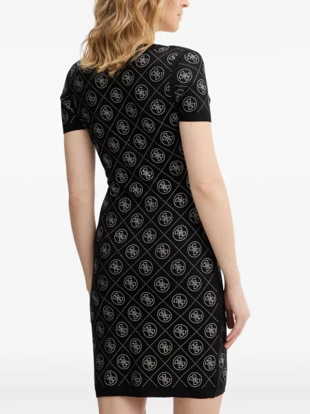 Stras rochie mini Guess negru