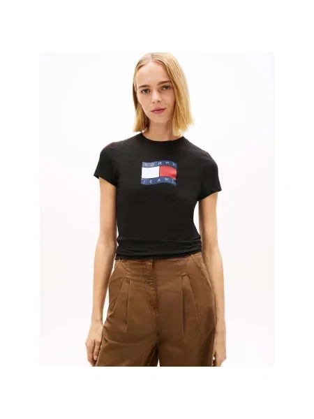 Tricou Tommy Jeans negru