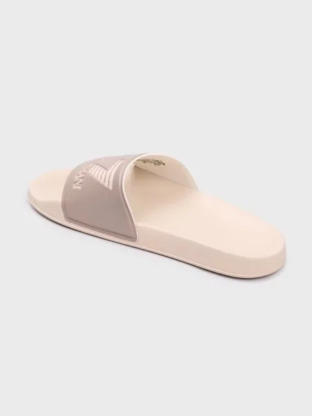 Шлепанцы Ea7 Emporio Armani бежевые