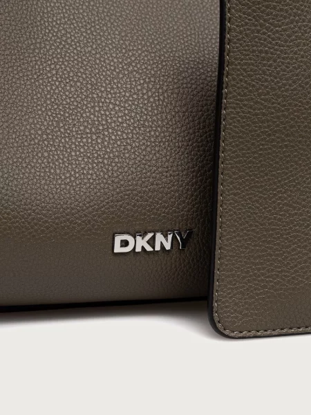 Кожаная сумка шоппер Dkny