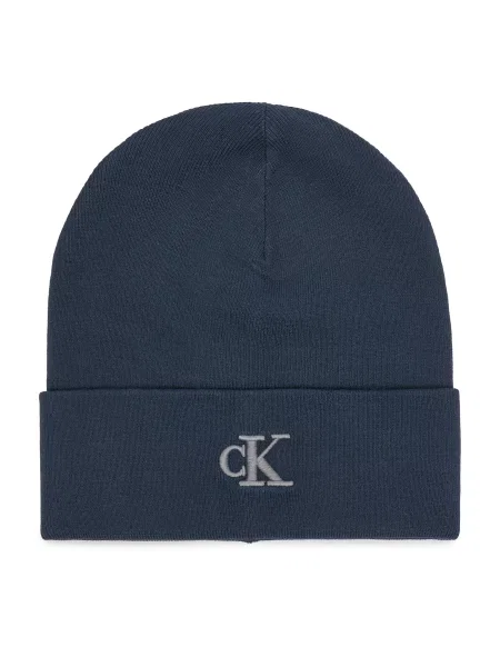 Čiapka Calvin Klein Tmavomodrá modrá