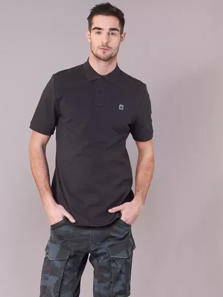 Polo majica G-star Raw crna
