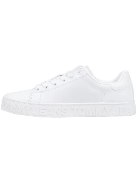 Tommy Jeans Sneakers Tjw Logo Outsole Sneaker Ess alb