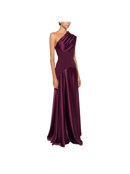 Sukienka maxi Solace London fioletowa