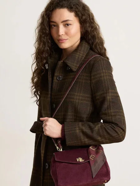 Lauren Ralph Lauren сумочка замшева