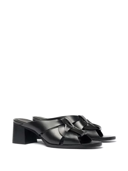 Papuci tip mules Scarosso negru