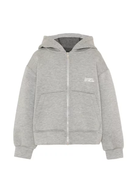 Bluza z kapturem dziecięca County Of Milan szara
