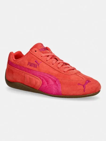 Puma Speedcat Vibes sneakers pentru femei din piele întoarsă portocaliu
