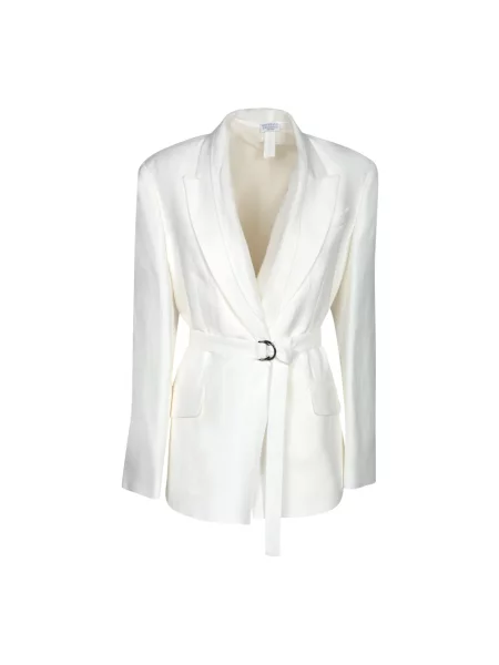 Lniana marynarka Brunello Cucinelli biała