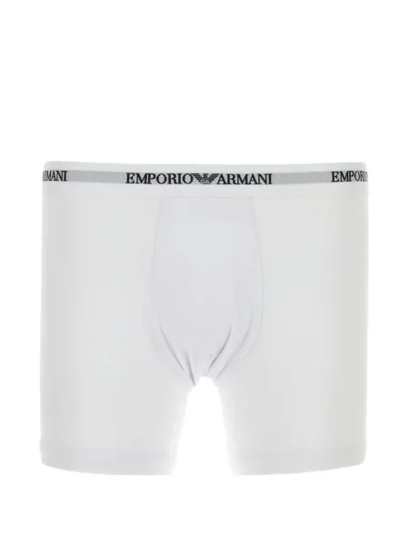 Kraťasy Emporio Armani s autogramem bílé