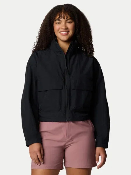 Columbia Geacă Paracutie™ Cropped Cargo Windbreaker negru