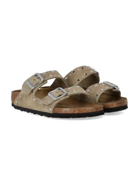 Trampki Birkenstock Arizona Rivets Suede Leather Taupe EUR 38 beżowe