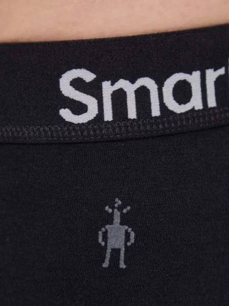 Decupat pantaloni de schi Smartwool cu autograf negru