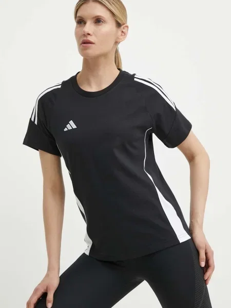 ADIDAS PERFORMANCE Tricou funcțional negru alb