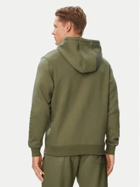 Tommy Jeans Mikina kaki zelená