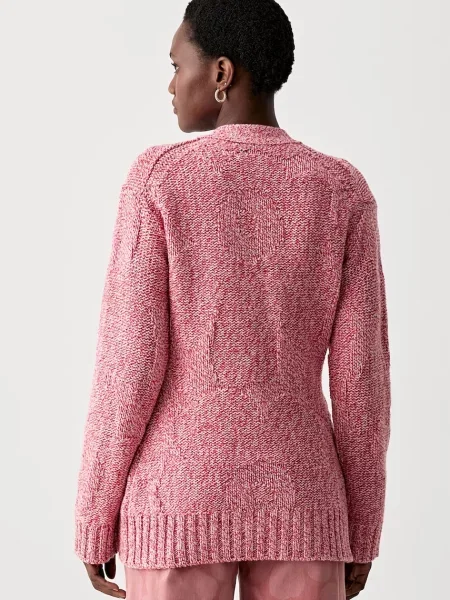 Marimekko kardigán női gyapjú rózsaszín