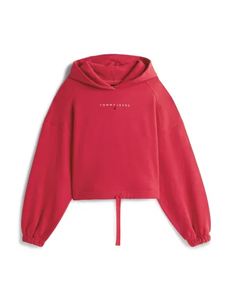 Geacă de blugi Tommy Jeans roșu