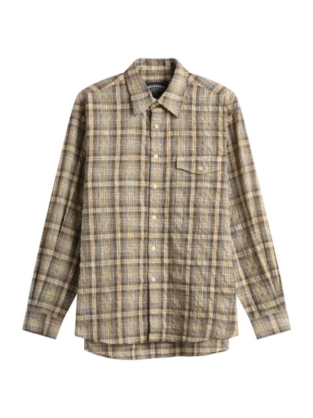 Koszula w kratkę Frizmworks w kratę żółta