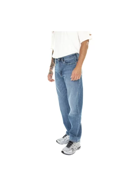 Szerokie jeansy Levi's niebieskie