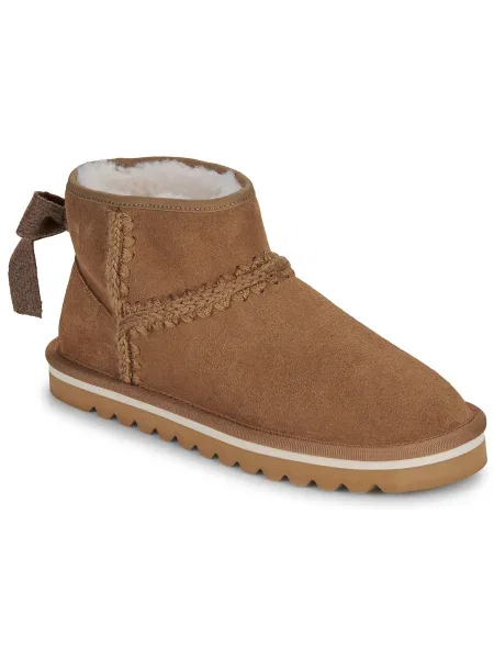 Pantofi Armistice cu funde maro