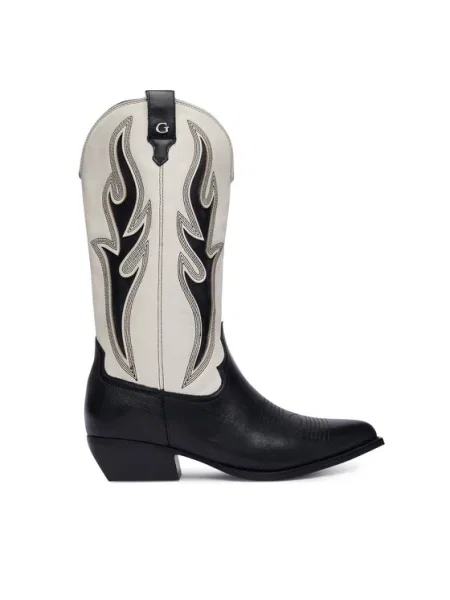 Guess Cizme și botine cowboy FLTLRG negru