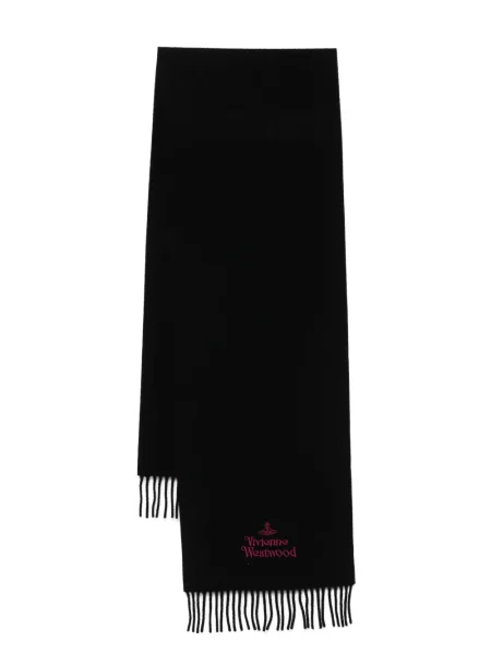 Fular Vivienne Westwood cu autograf negru